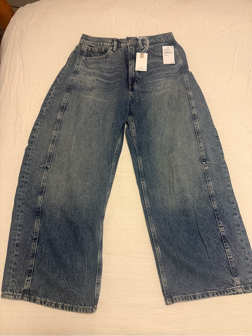 Barrel leg Denim Jeans - Picture 2 of 3